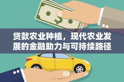 鄂城贷款农业种植，现代农业发展的金融助力与可持续路径