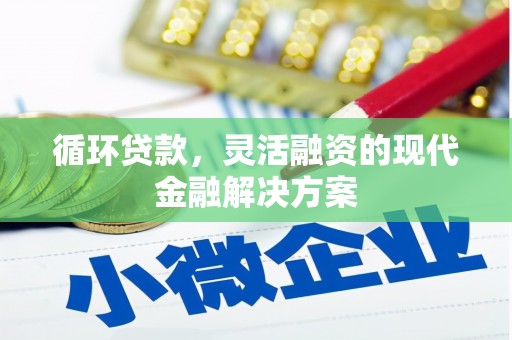 鄂城循环贷款，灵活融资的现代金融解决方案