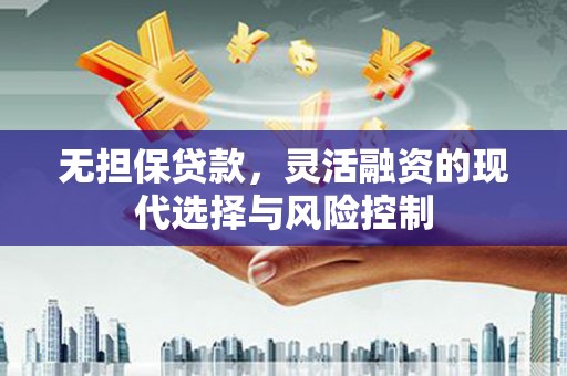 鄂城无担保贷款，灵活融资的现代选择与风险控制